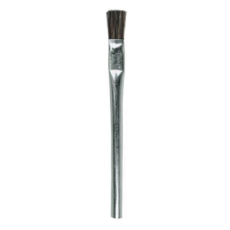 1/4 Diameter Horse Hair and Tin Handle Acid Brush 61041 - Redtree  Industries
