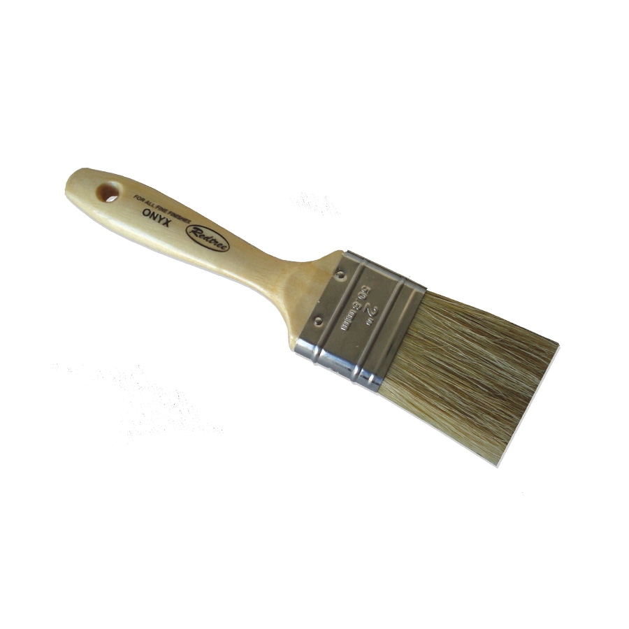 Redtree Industries 12013 Onyx Fine Finish Natural Bristle Paint Brush - 1  